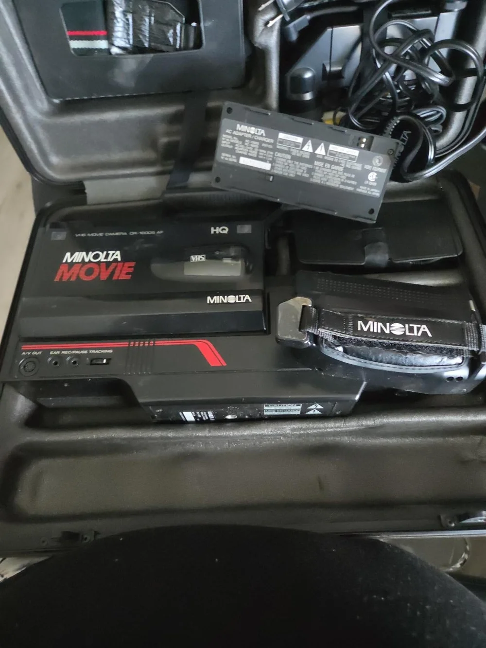 Minolta Movie Hard Case in Black with Red Logo